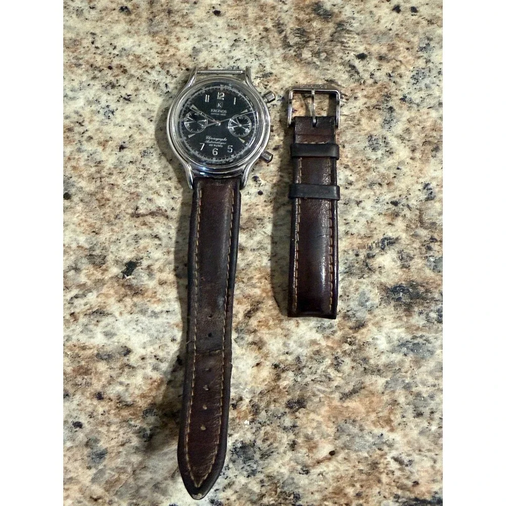 Kronos Automatic Chronograph 49 Rubis Ref. A0893.A Swiss Runs Read Desc